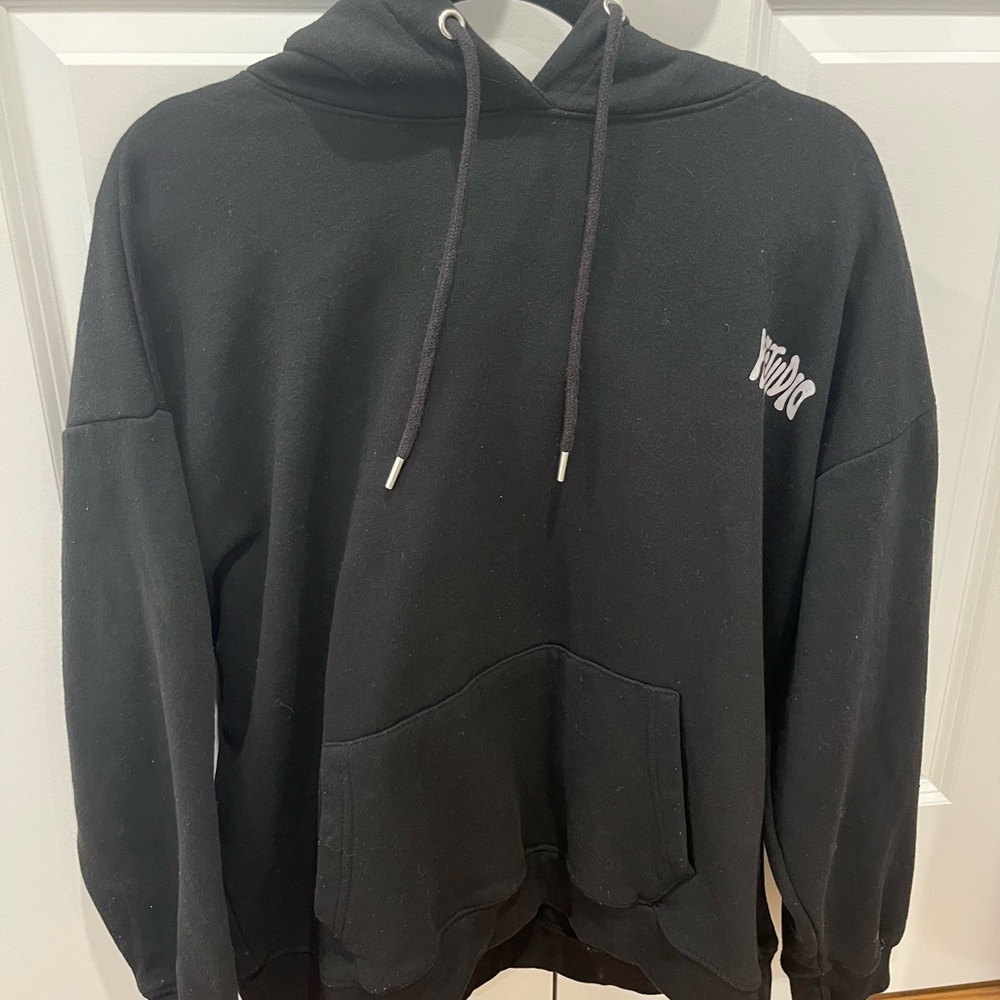 PrettyLittle Thing Black Hoodie Sweatshirt